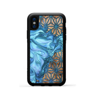 iPhone Xs Wood Phone Case - Zane (Pattern, 820181)