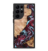 Galaxy S22 Ultra Wood Phone Case - Homer (Red, 820184)