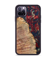 iPhone 11 Pro Max Wood Phone Case - Latasha (Red, 820185)