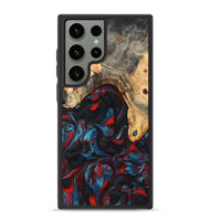 Galaxy S23 Ultra Wood Phone Case - Shelly (Red, 820186)