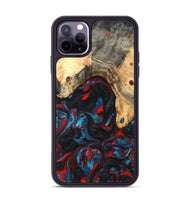 iPhone 11 Pro Max Wood Phone Case - Shelly (Red, 820186)