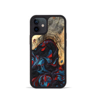 iPhone 12 mini Wood Phone Case - Shelly (Red, 820186)
