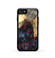 iPhone SE Wood Phone Case - Shelly (Red, 820186)
