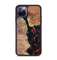 iPhone 11 Pro Max Wood Phone Case - Velva (Red, 820188)
