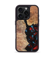 iPhone 16 Pro Wood Phone Case - Velva (Red, 820188)