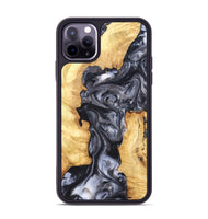 iPhone 11 Pro Max Wood Phone Case - Nadia (Black & White, 820193)