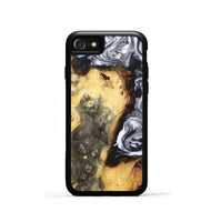 iPhone SE Wood Phone Case - Kaye (Black & White, 820195)