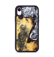 iPhone Xr Wood Phone Case - Kaye (Black & White, 820195)