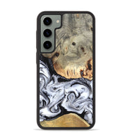 Galaxy S23 Plus Wood Phone Case - Faye (Black & White, 820197)