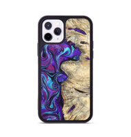 iPhone 11 Pro Wood Phone Case - Felipe (Purple, 820210)