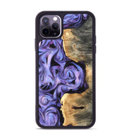iPhone 11 Pro Max Wood Phone Case - Saundra (Purple, 820211)