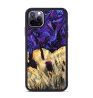 iPhone 11 Pro Max Wood Phone Case - Eliel (Purple, 820212)