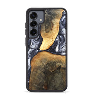 Galaxy S25 Plus Wood Phone Case - Londyn (Black & White, 820214)