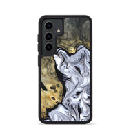 Galaxy S24 Wood Phone Case - Shirley (Black & White, 820215)