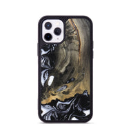 iPhone 11 Pro Wood Phone Case - Wynter (Black & White, 820217)