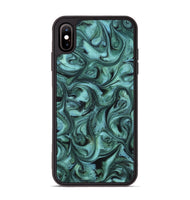iPhone Xs Max ResinArt Phone Case - Laura (Ancient Olive, 820235)