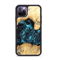 iPhone 11 Pro Max Wood Phone Case - Jovie (Blue, 820320)