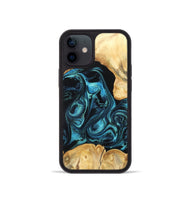 iPhone 12 mini Wood Phone Case - Jovie (Blue, 820320)