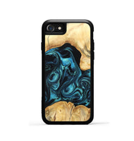 iPhone SE Wood Phone Case - Jovie (Blue, 820320)