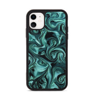 iPhone 11 ResinArt Phone Case - Josh (Green, 820323)
