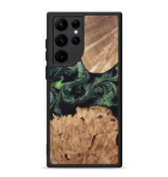 Galaxy S22 Ultra Wood Phone Case - Isabell (Green, 820324)