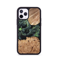 iPhone 11 Pro Wood Phone Case - Isabell (Green, 820324)