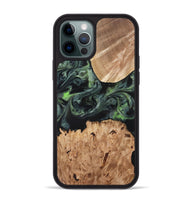 iPhone 12 Pro Max Wood Phone Case - Isabell (Green, 820324)