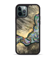 iPhone 12 Pro Max Wood Phone Case - Marcel (Green, 820326)