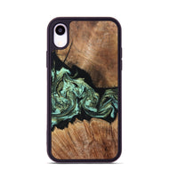 iPhone Xr Wood Phone Case - Cicely (Green, 820328)