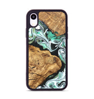 iPhone Xr Wood Phone Case - Newt (Green, 820330)