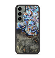 Galaxy S23 Plus Wood Phone Case - Ila (Teal & Gold, 820331)