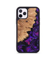 iPhone 11 Pro Wood Phone Case - Alford (Purple, 820335)