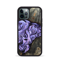 iPhone 12 Pro Wood Phone Case - Adrien (Purple, 820336)