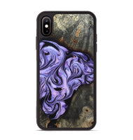 iPhone Xs Max Wood Phone Case - Adrien (Purple, 820336)