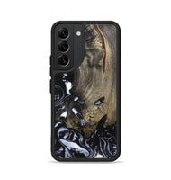 Galaxy S22 Wood Phone Case - Kaila (Black & White, 820337)