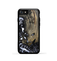 iPhone SE Wood Phone Case - Kaila (Black & White, 820337)