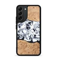 Galaxy S22 Plus Wood Phone Case - Kaleena (Black & White, 820338)
