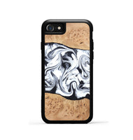 iPhone SE Wood Phone Case - Kaleena (Black & White, 820338)