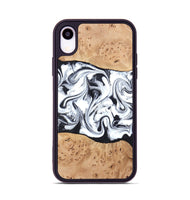 iPhone Xr Wood Phone Case - Kaleena (Black & White, 820338)