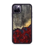 iPhone 11 Pro Max Wood Phone Case - Arjun (Red, 820368)