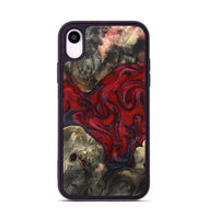 iPhone Xr Wood Phone Case - Zyon (Red, 820370)