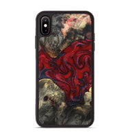 iPhone Xs Max Wood Phone Case - Zyon (Red, 820370)