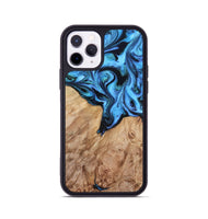 iPhone 11 Pro Wood Phone Case - Ruthie (Blue, 820392)