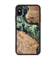 iPhone Xs Max Wood Phone Case - Bradyn (Green, 820394)