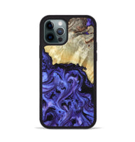 iPhone 12 Pro Wood Phone Case - Stoney (Purple, 820399)