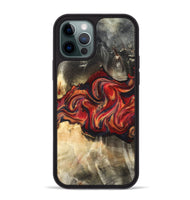 iPhone 12 Pro Max Wood Phone Case - Nevada (Red, 820405)