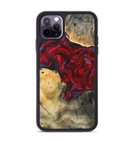 iPhone 11 Pro Max Wood Phone Case - Dream (Red, 820406)