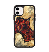 iPhone 11 Wood Phone Case - Aylani (Red, 820408)