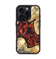 iPhone 16 Pro Wood Phone Case - Aylani (Red, 820408)