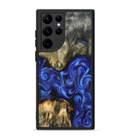 Galaxy S22 Ultra Wood Phone Case - Rosalyn (Blue, 820410)